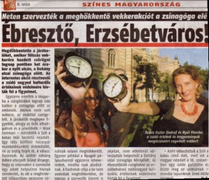 Szól a kakas még: Volt egyszer egy Sófár flashmob Budapesten